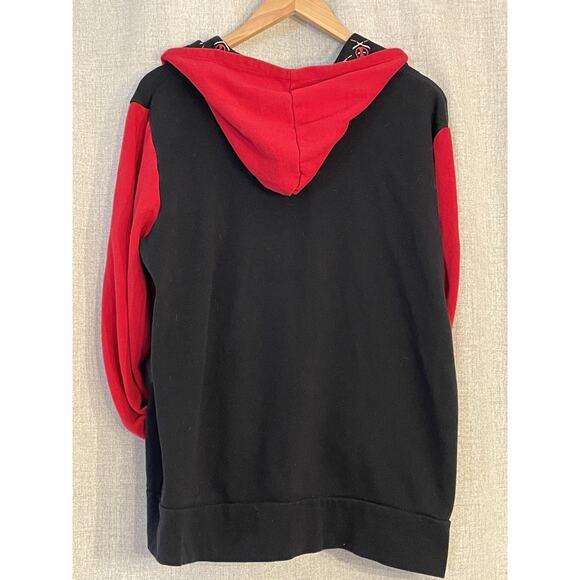 Marvel Deadpool Red Full Zip Sweatshirt Hoodie Jacket in Men's size XL - Picture 3 of 6